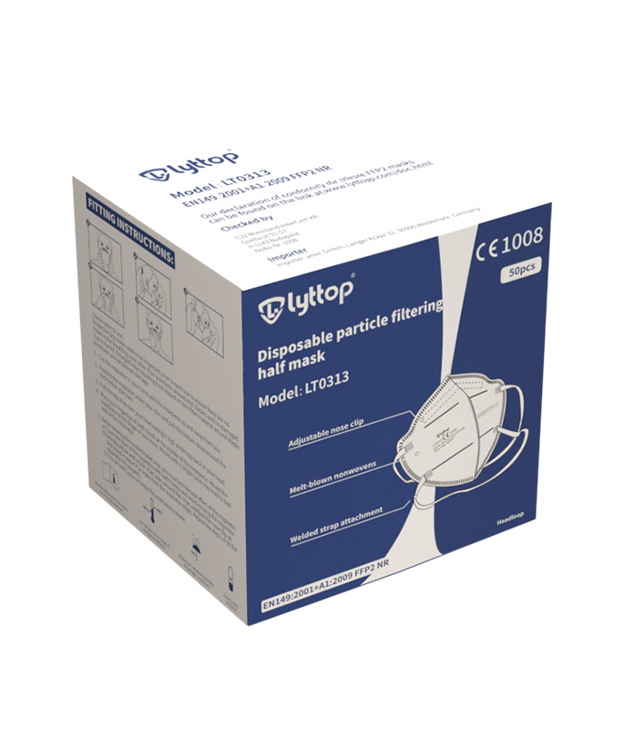 Disposable Particle Filtering Half Mask (Non Medical)